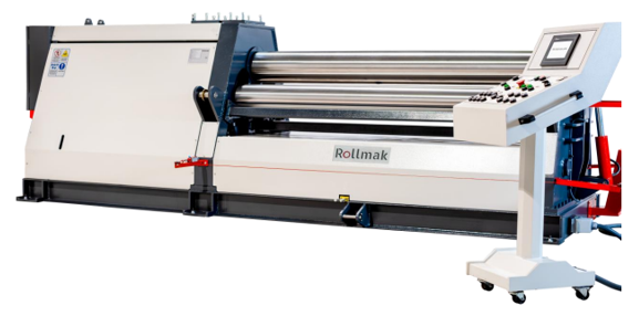 Вальцовочный станок гидравлический 4-х валковый Rollmak ST4R 190-25/6.0